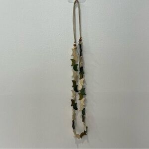 Decouture Amore Strand Necklace Fair Trade Handcrafted Wood Moon Bead Necklace